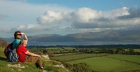 Castle rock - view towards Snowdon